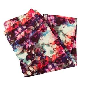 Athleta Leggings Capri Womens Size XS Skinny Thight Multicolor Workout Gym